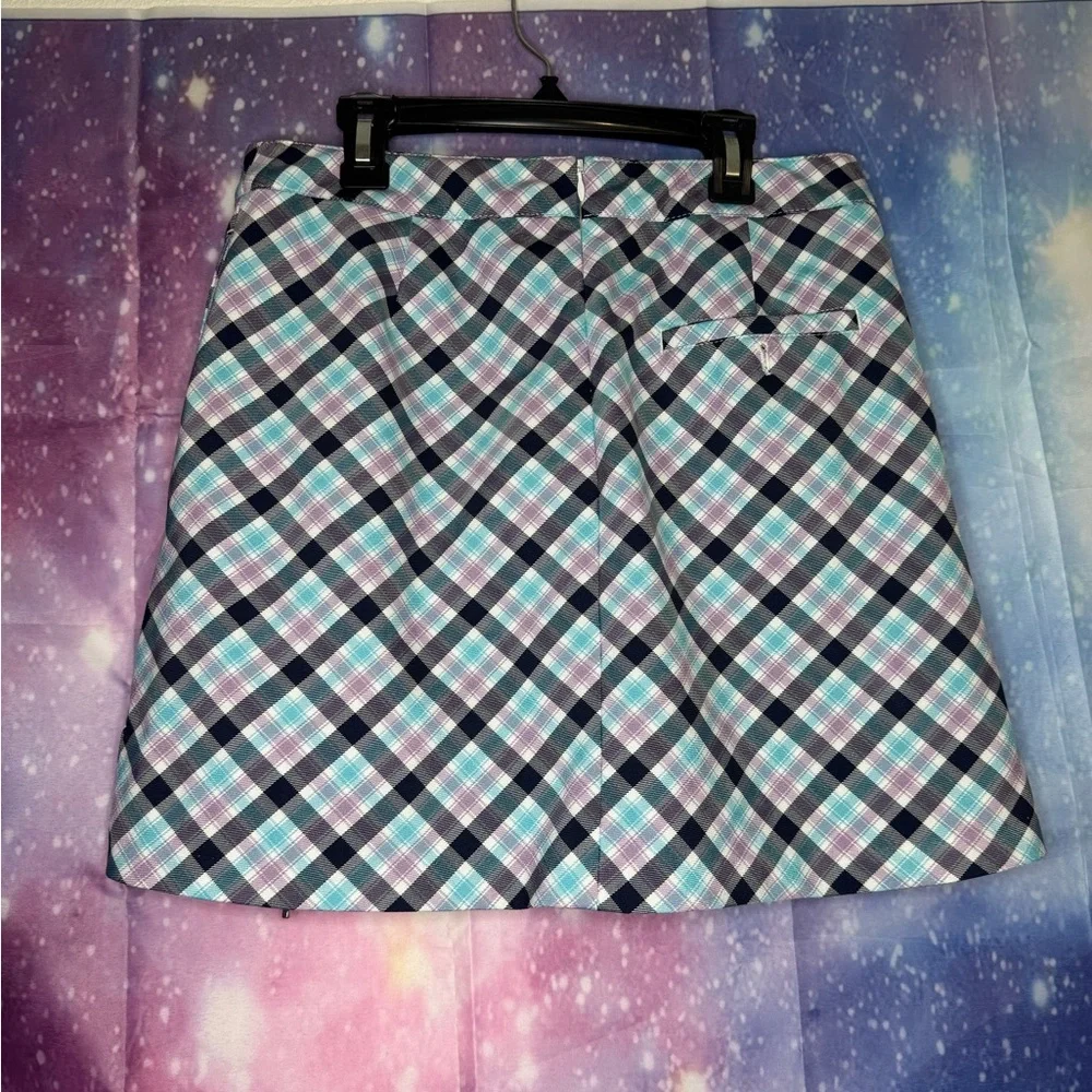 Lady Hagen plaid zip up skirt 🛍